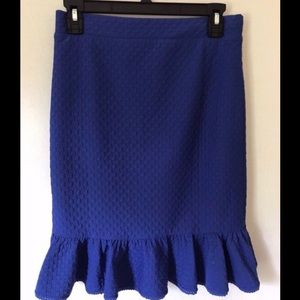 Postmark 9-H15 STCL Blue Pencil Skirt Small